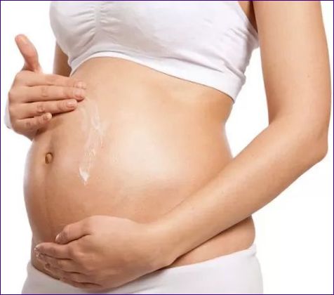 Zwangerschapsstriemen crème na de bevalling