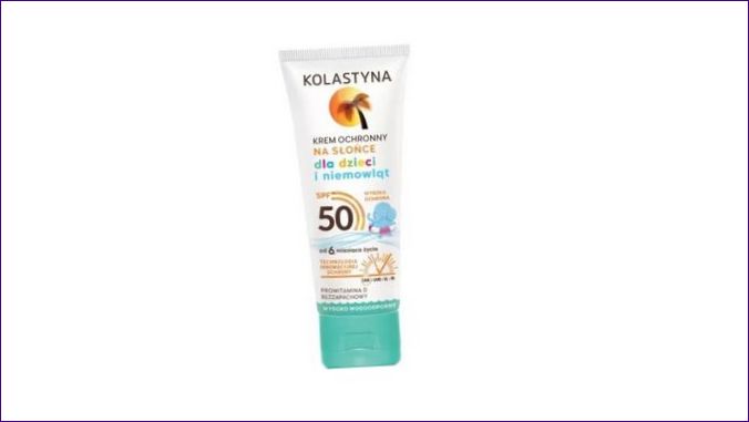 Kolastyna zonbeschermingscrème voor kinderen en baby's SPF-50