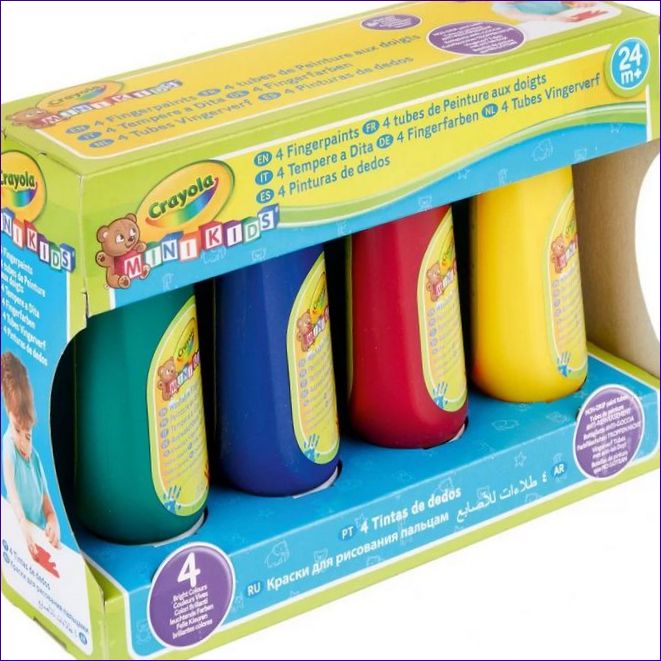 CRAYOLA 4 KLEUREN X 147 ML