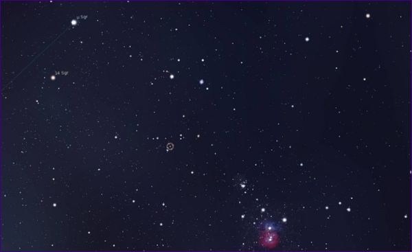 6e plaats: VX Sagittarius (1520 zonnestralen)