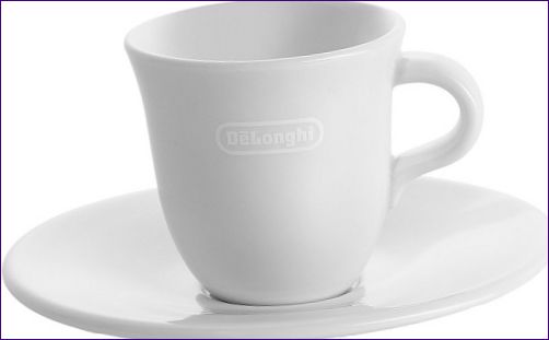 Set De'Longhi DLSC308 Espresso kop en schotels (2 stuks)