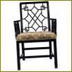 Model 5247 CHINESE CHIPPENDALE ARM CHAIR van de Baker fabriek