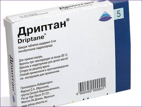OXYBUTYNINE (DRIPTAN)