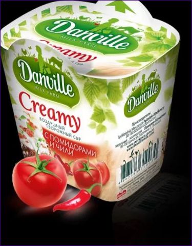 Danville Creamy Cheese met tomaat en chili