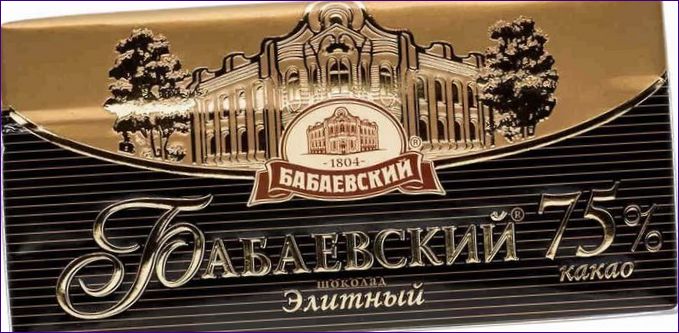 Babaevsky Elite 75% cacao bitters