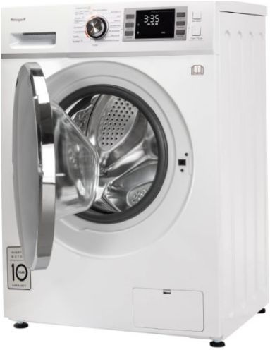 Wasmachine met droger Weissgauff WMD 4748 DC Inverter - plateau materiaal: glas