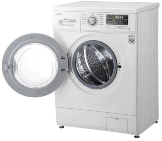 LG F10B8LD7 wasmachine - installatie: vrijstaand