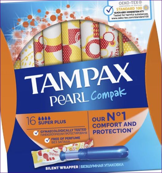 TAMPAX Tampons Compak Pearl Super Plus Duo