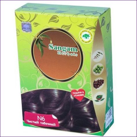 SANGAM HERBALS NATUURLIJKE HENNA HAARVERF