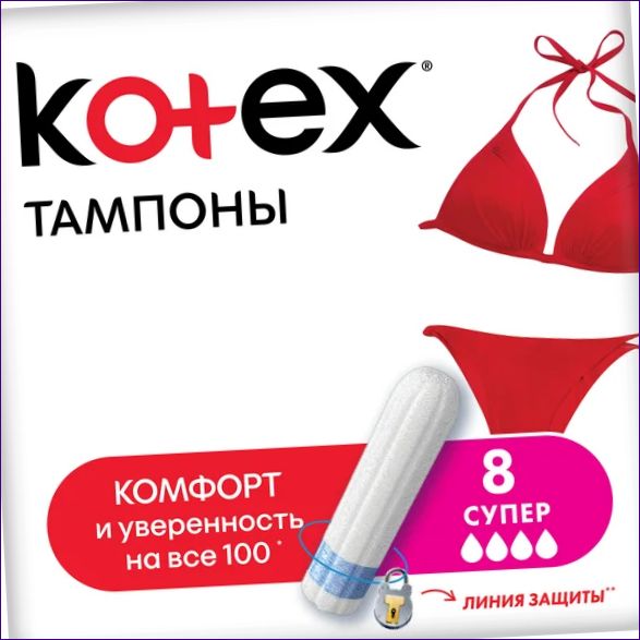 Kotex Super tampons