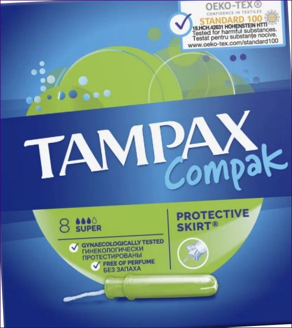 TAMPAX Compak Super tampons