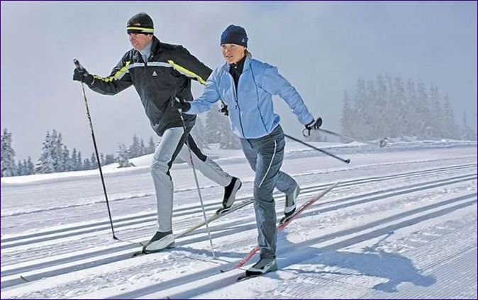 De klassieke ski