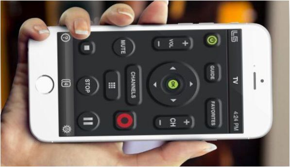 De app TV Remote op de iPhone