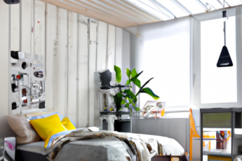 De slaapkamer in de loft: ontwerpster Olga Kulekina